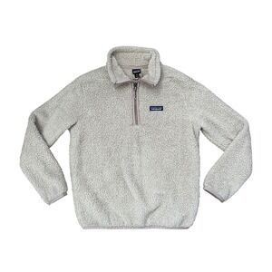 Patagonia Los Gatos 1/4 Zip fleece pullover jacket XS beige